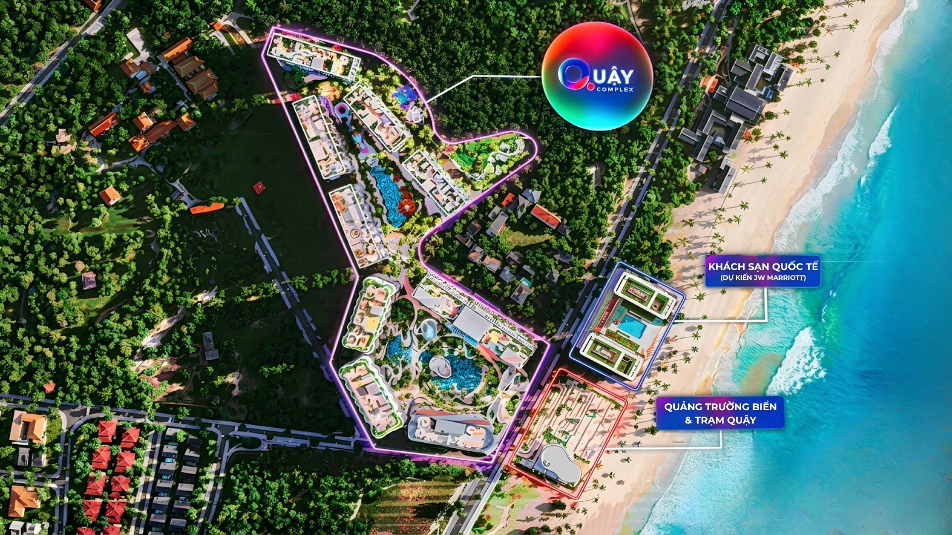 Phối cành mặt bằng Q Topia 