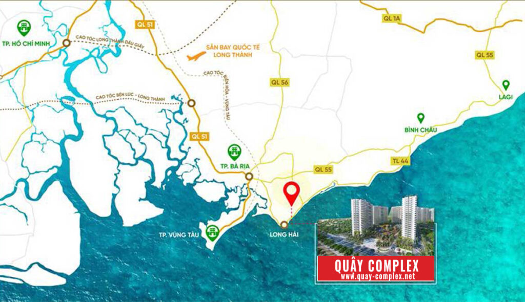 Vị trí trọng điểm gia tăng kết nối vùng của dự án